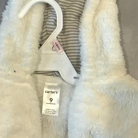 Girl's (9 Mos) Fleece Fur-Like Jacket - Picture 2 of 4